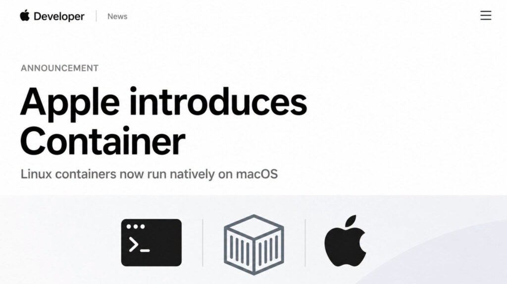 Apple rend Docker Desktop optionnel sur Mac